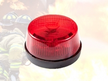 LUZ  Y SIRENA ESTROBOSCOPICA ROJA  