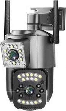 C�MARA SMART DOBLE LENTE  EXTERIOR V380, incluye tarjeta Micro SD de 32GB