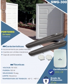 KIT DE AUTOMATIZACION PARA PORTONES ABATIBLES 